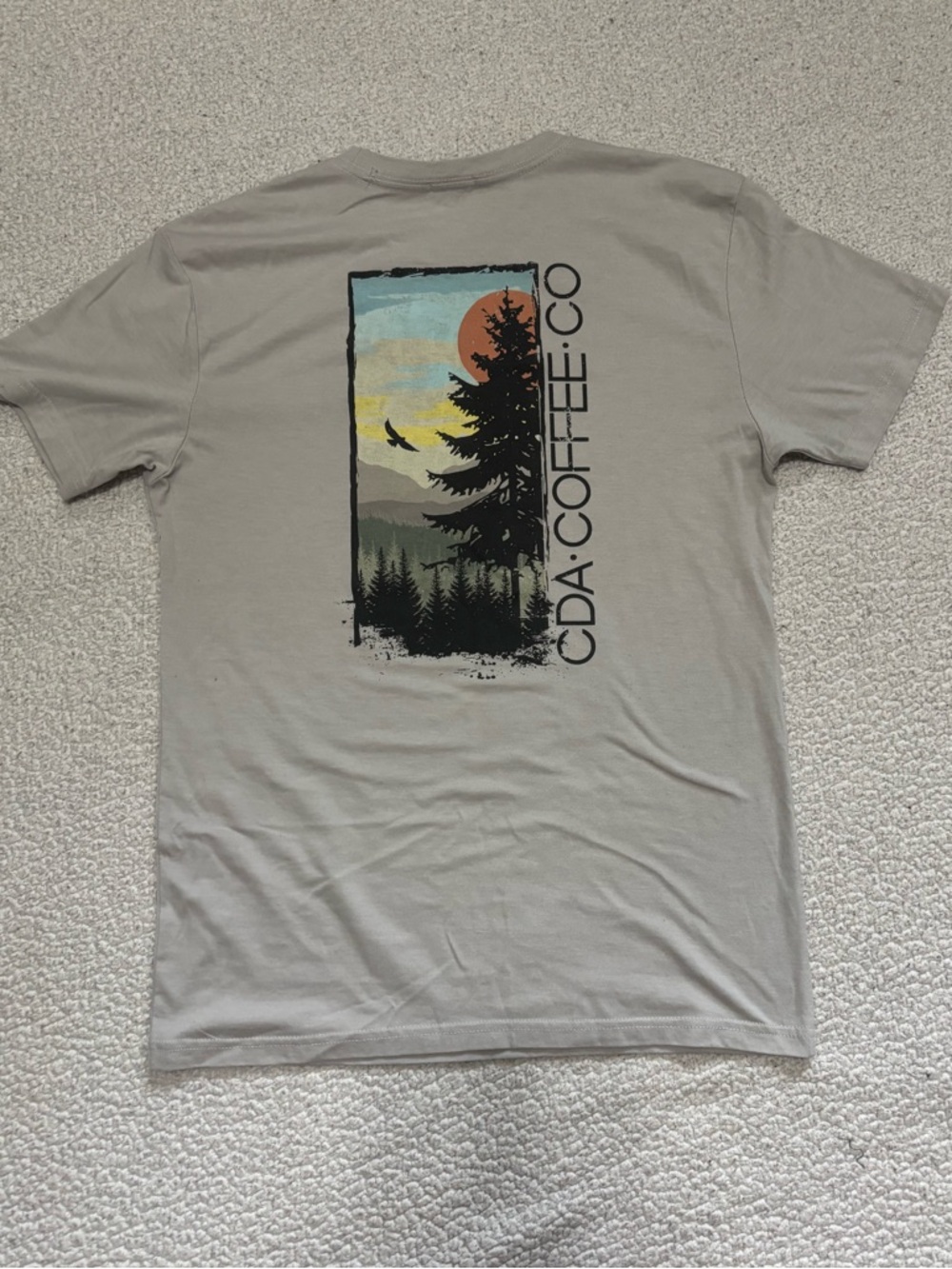 CDA Coffee Co. Women’s Graphic Tee in Light Gray